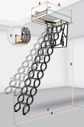 FAKRO Loft ladder LST